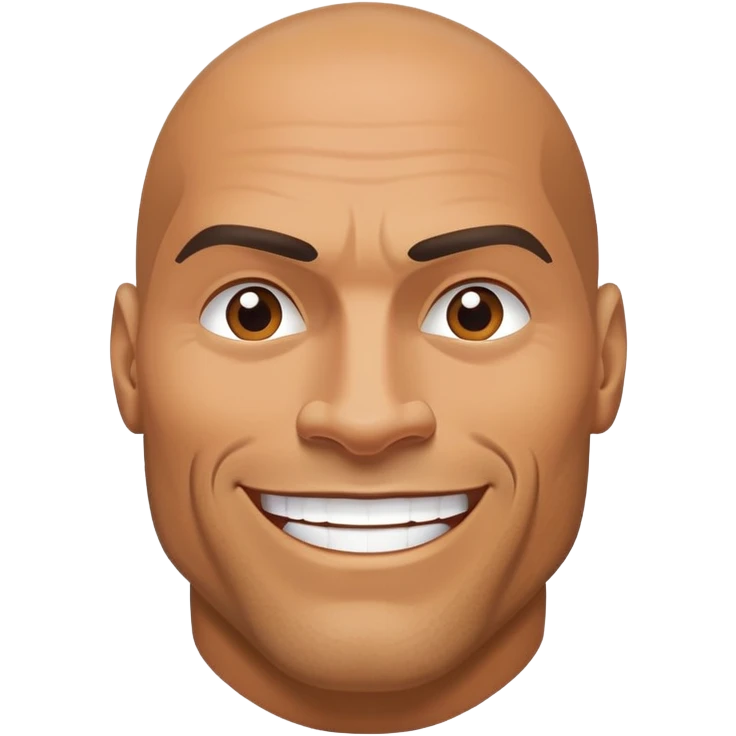 The rock wwe emoji