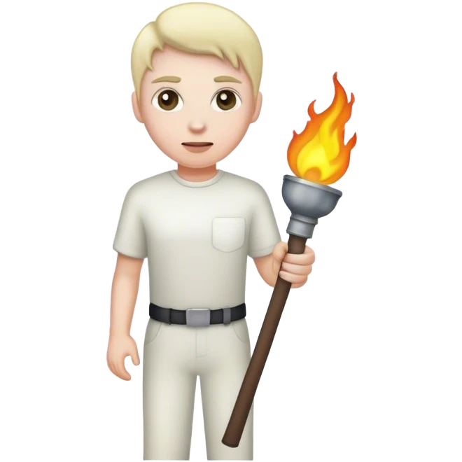 kkk enjoyer with torch emoji