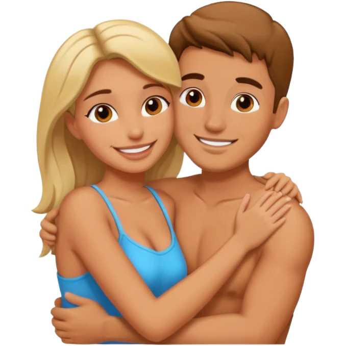 Un hombre y una mujer haciendo porno emoji