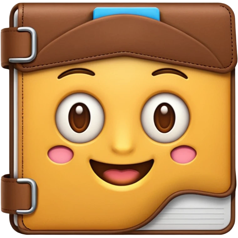 crie um emoji de uma agenda emoji