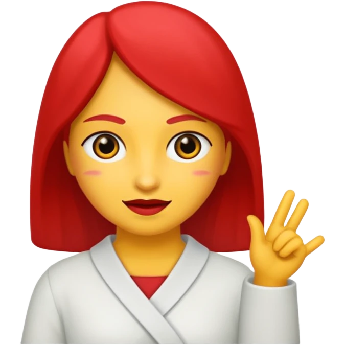 seta sólida vermelha para marcar início de frase emoji