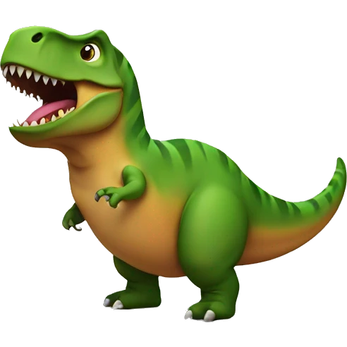 Fat trex emoji