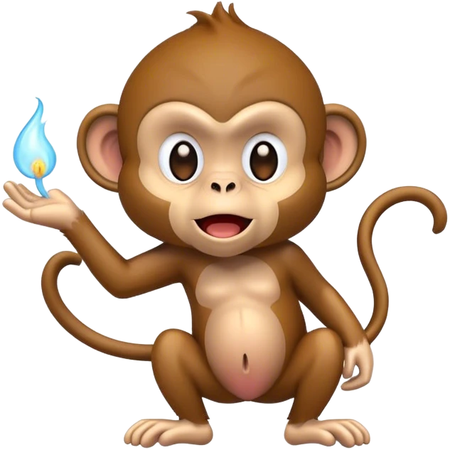 monkey farting emoji
