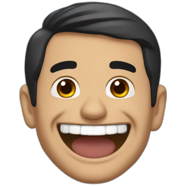 Pedro Sánchez laughing emoji
