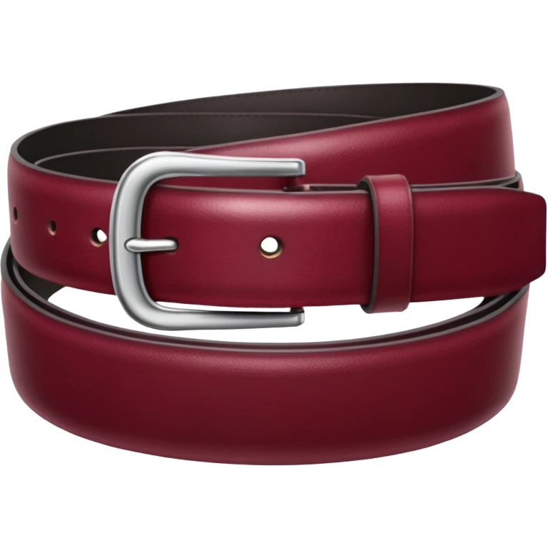 Burgundy belt emoji