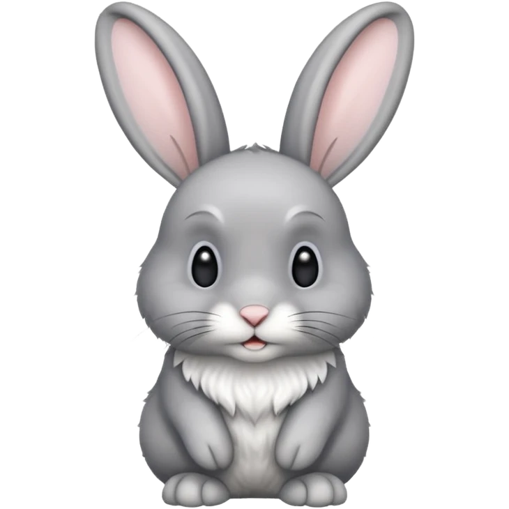 gray rabbit emoji