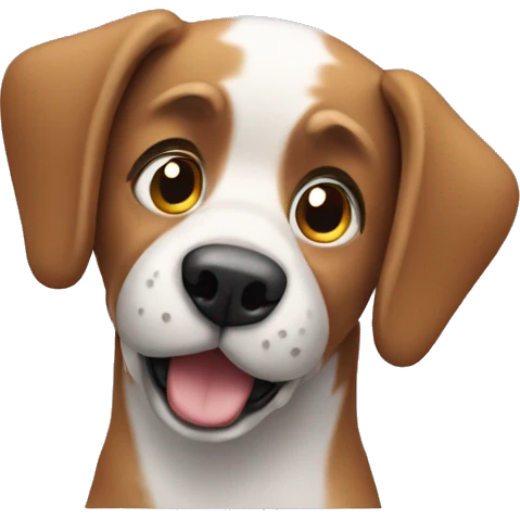 Dog with ike tech emoji