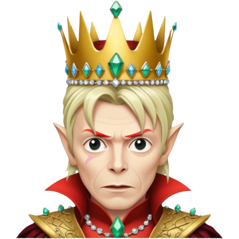 David bowie as the goblin king emoji