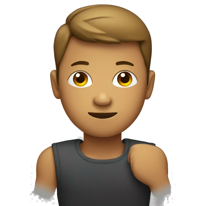 person with arms crossed in front of the body emoji