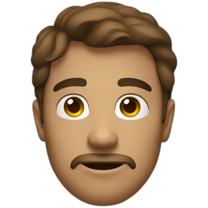 A male warning  emoji