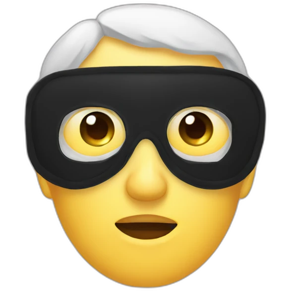Eye mask emoji