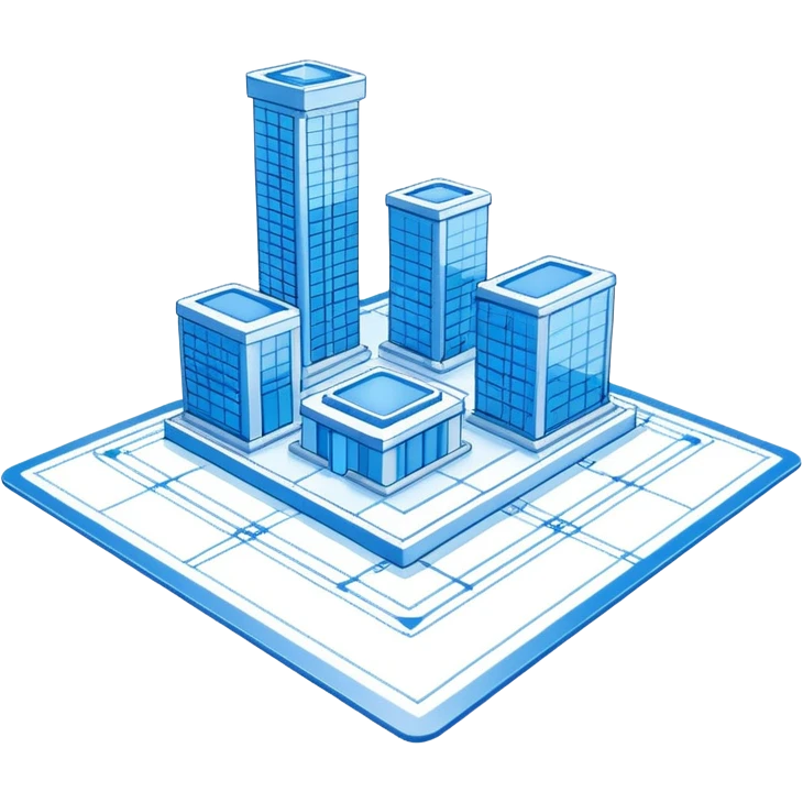 detailed blue project drawing emoji