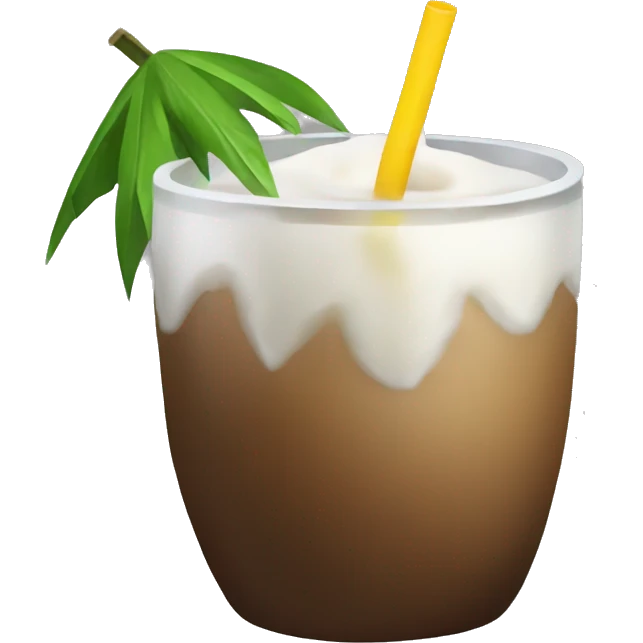coconut drink emoji