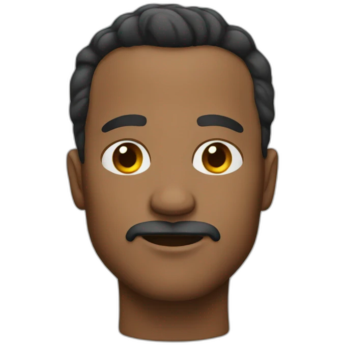 man with soul patch emoji