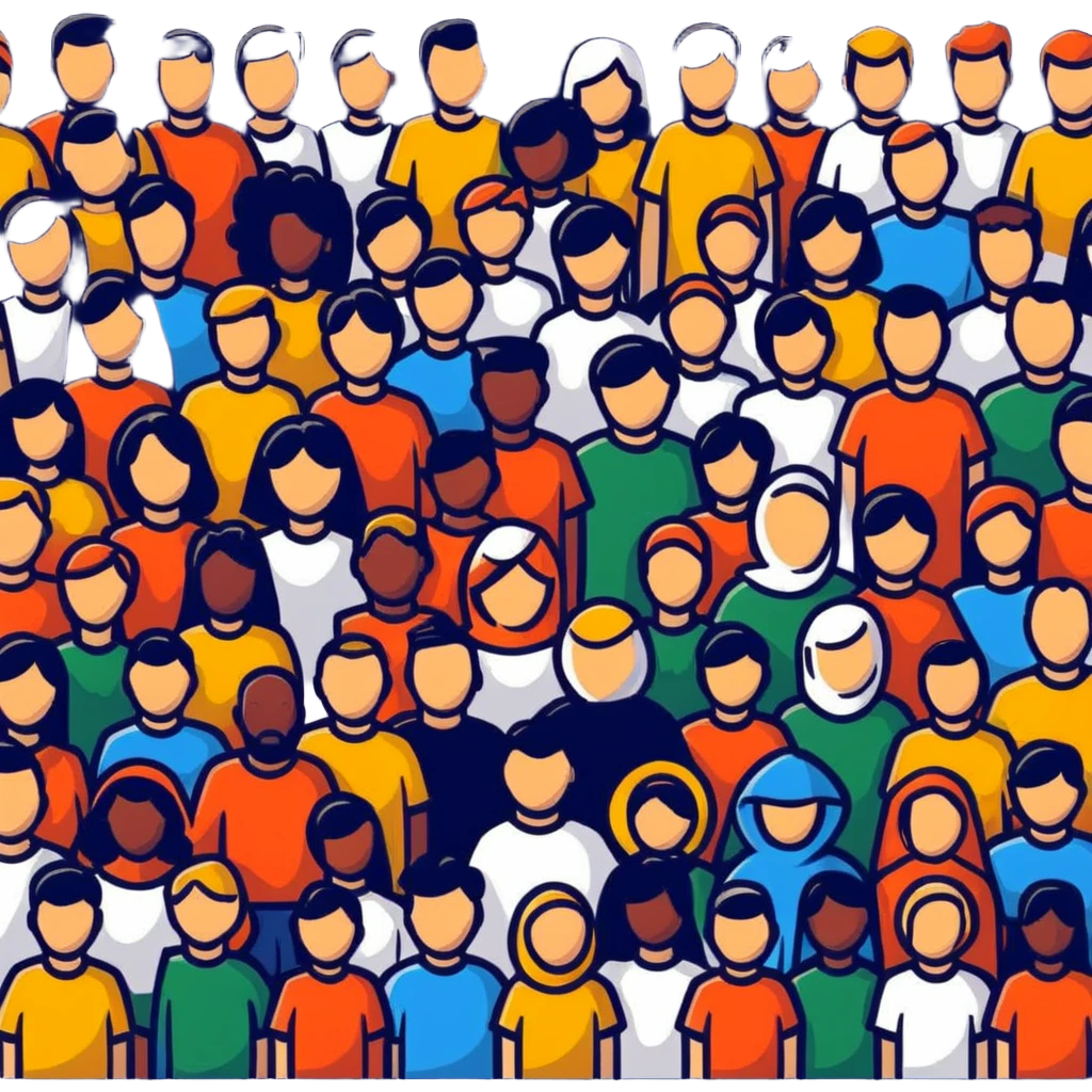 group of diverse people emoji