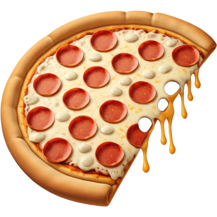 Faccia di cane pizza emoji