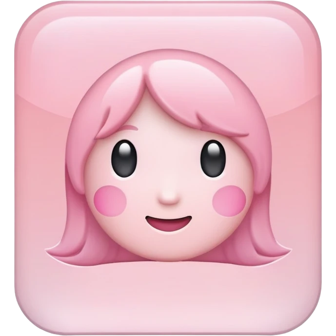 Light pink app store emoji