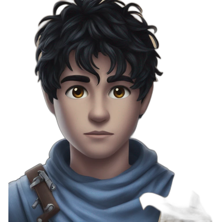 brave warrior with sword emoji