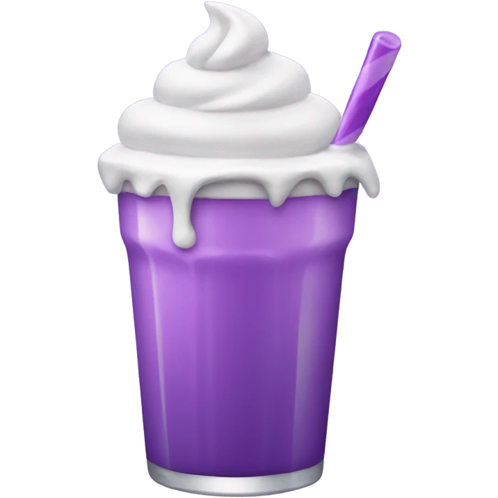 purple milkshake  emoji