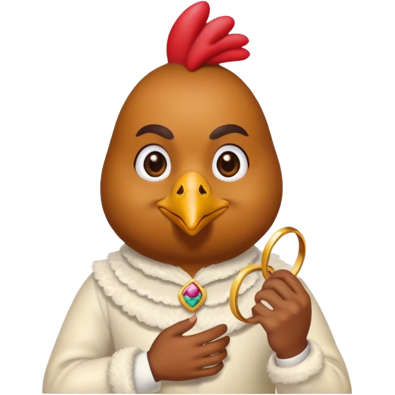 Chiken wendding Jodie emoji