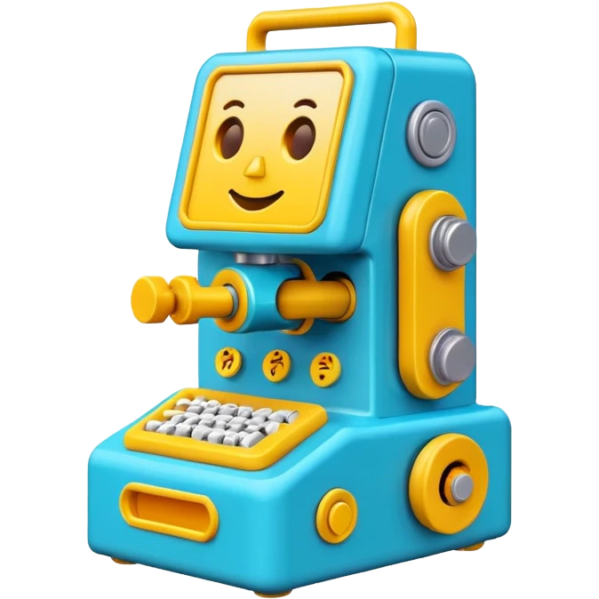clav machine toy emoji