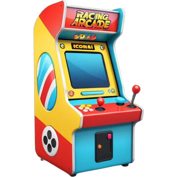 Racing arcade cabinet emoji