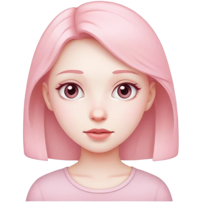 light pink girl emoji