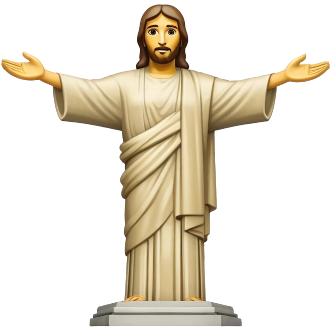 brazil's Christ the Redeemer emoji