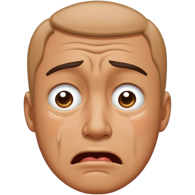 Crying dad emoji