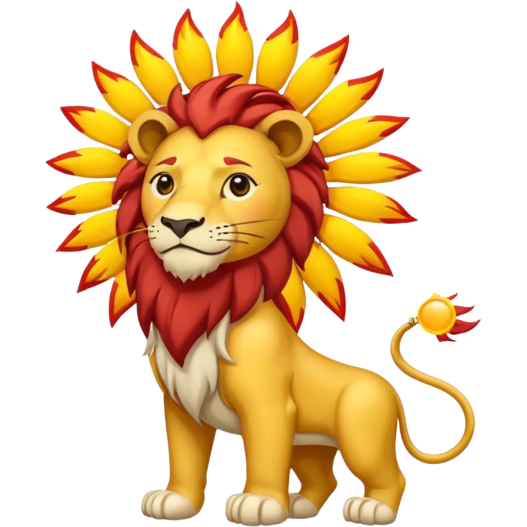 Please create the Lion and Sun flag? emoji