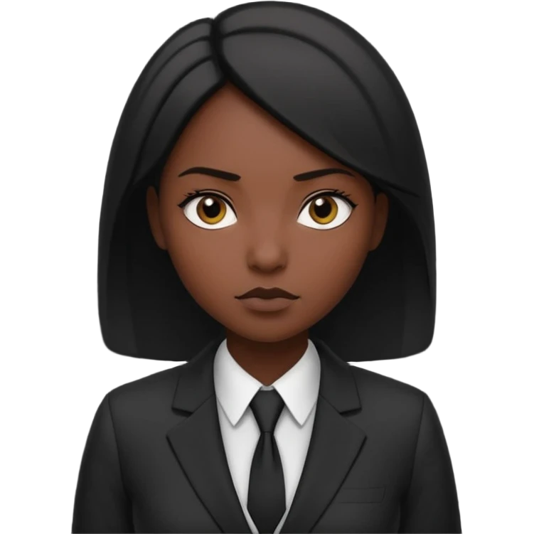 Business Photoshoot woman back and white emoji