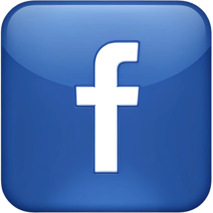 A facebook logo emoji