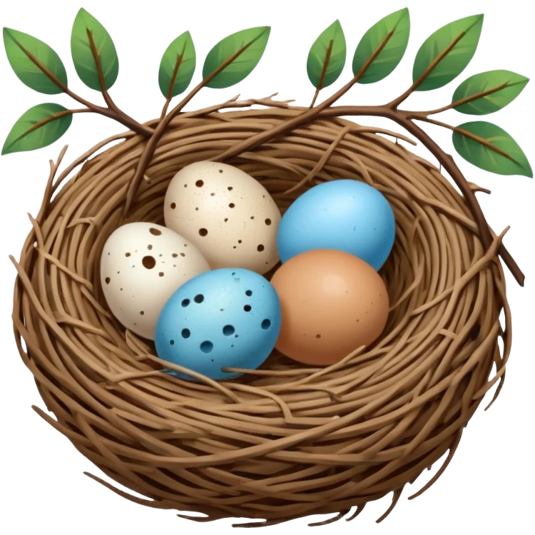 bird nest emoji