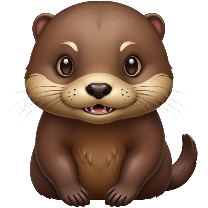 Evil otter emoji