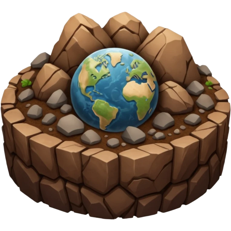 earth ⛰🪨 emoji