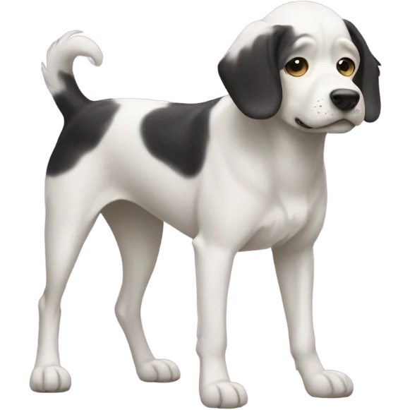 dog showing its butt emoji