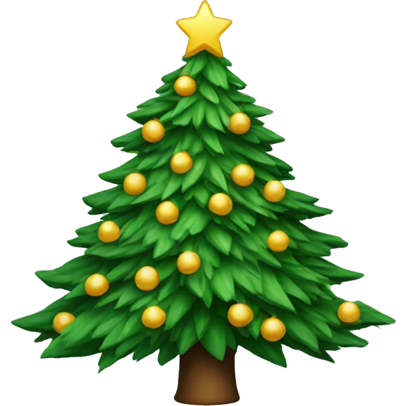 Christmas tree emoji