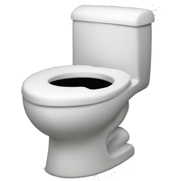 toilet with head sticking out emoji