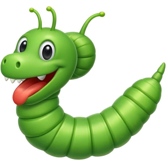 A worm playing video games emoji