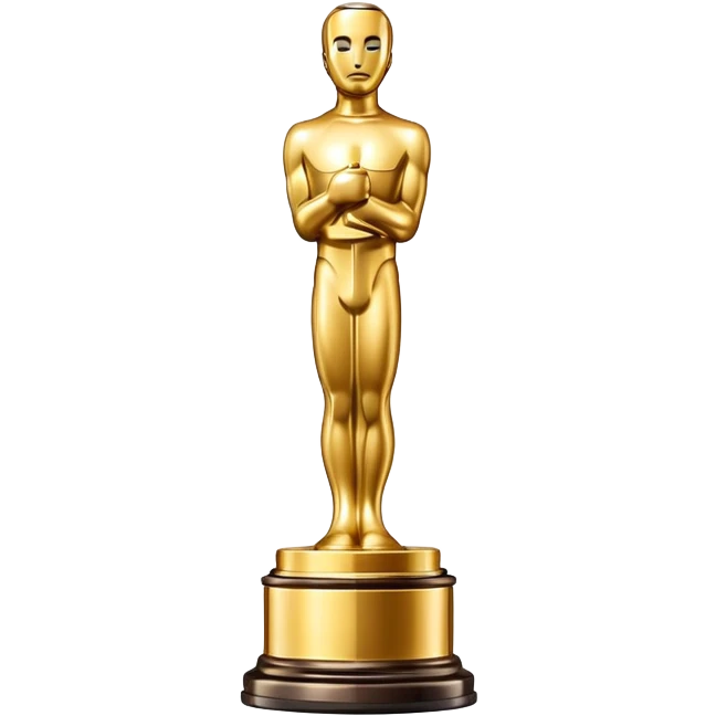 Oscar trophy emoji