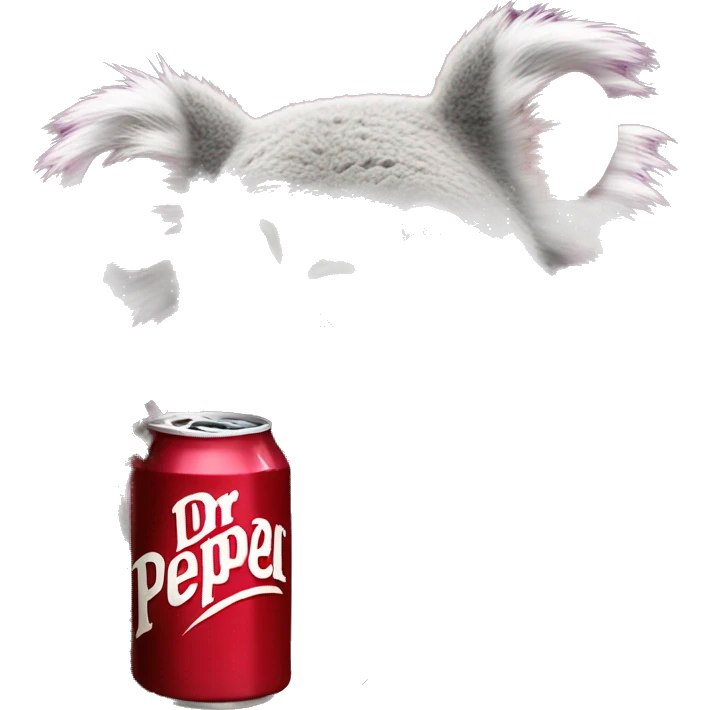koala holding a Dr Pepper emoji