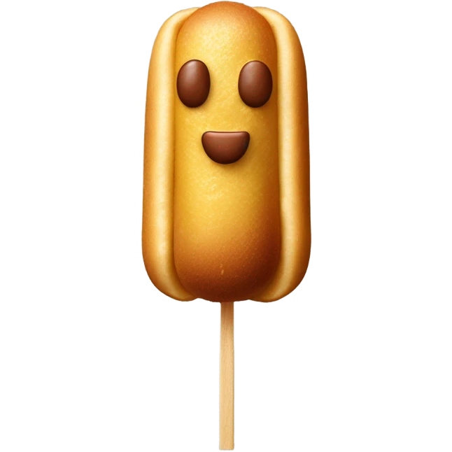 Corn dog emoji