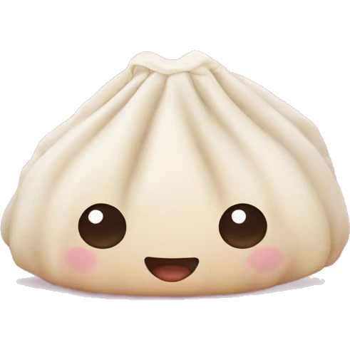 pink dumpling emoji