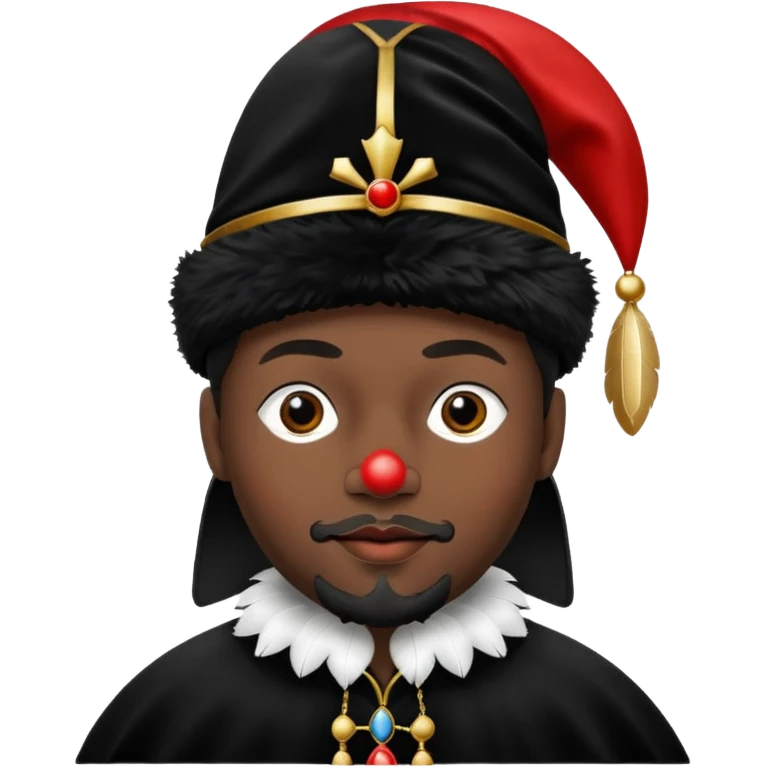 Zwarte pieten muts emoji