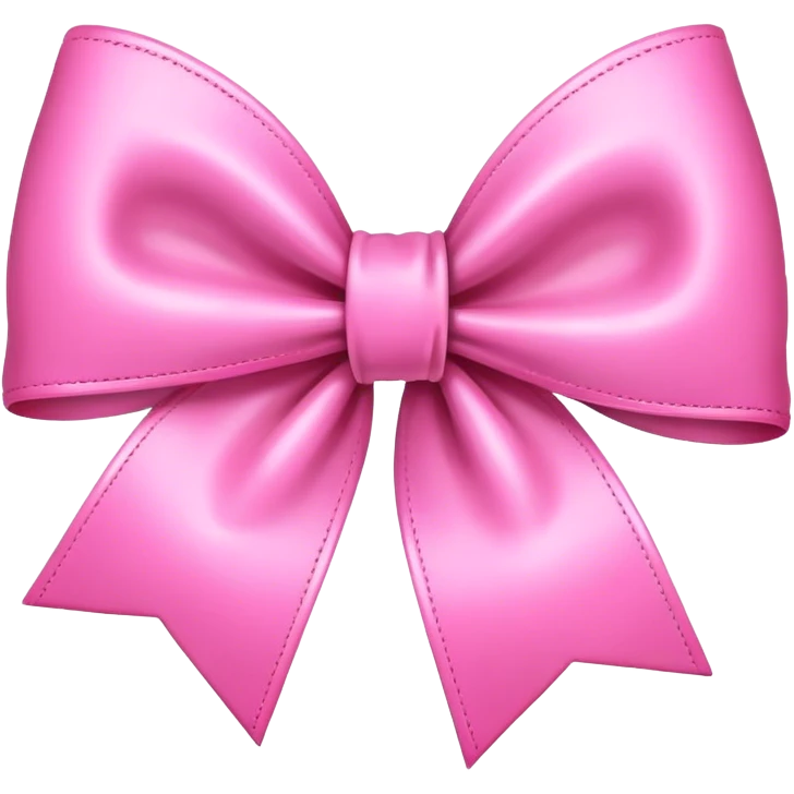 Pink bow emoji