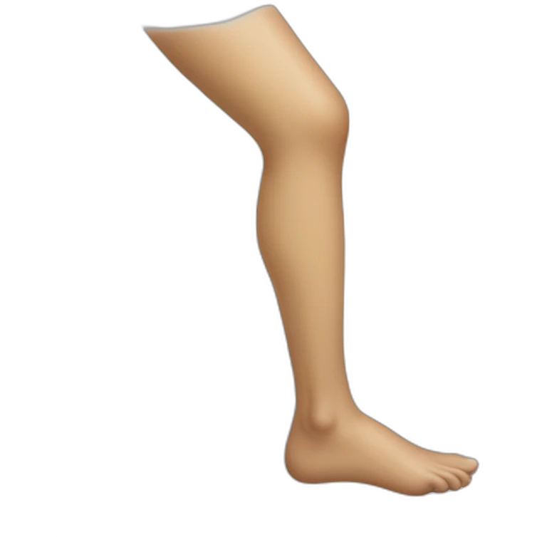 human leg emoji