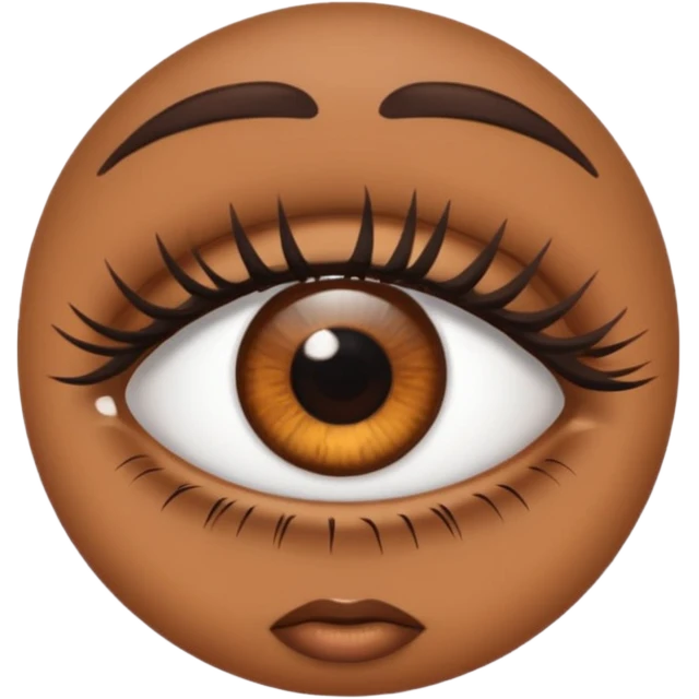 Eyes with lashes  emoji