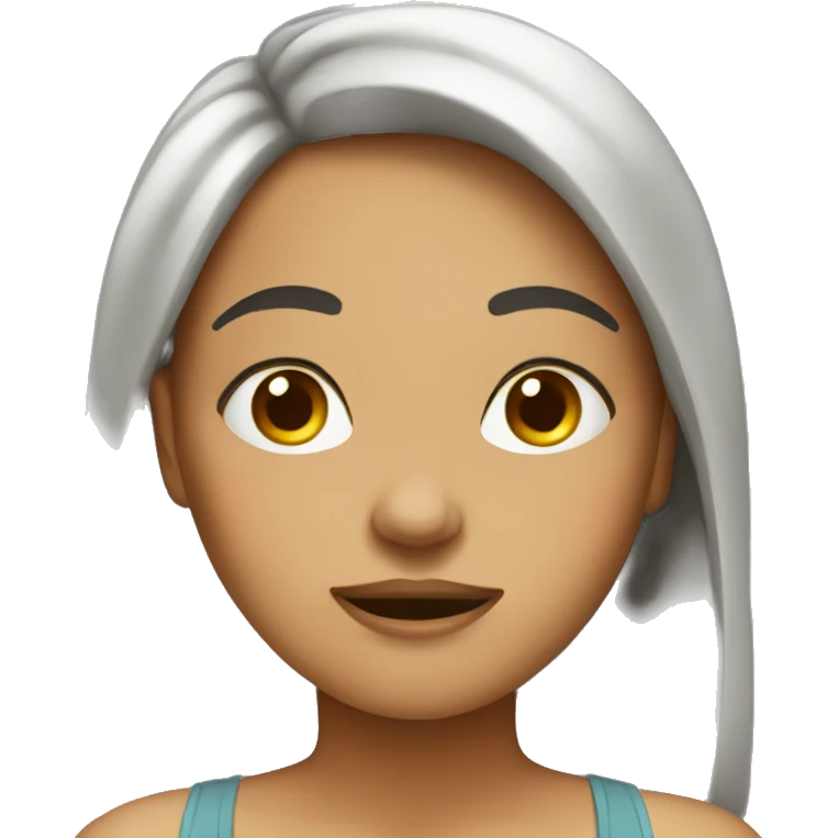 Lazy girl emoji
