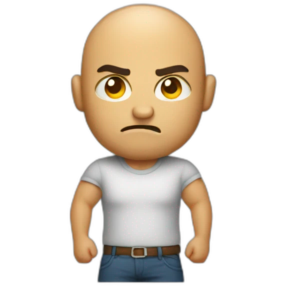 designer angry at developer emoji