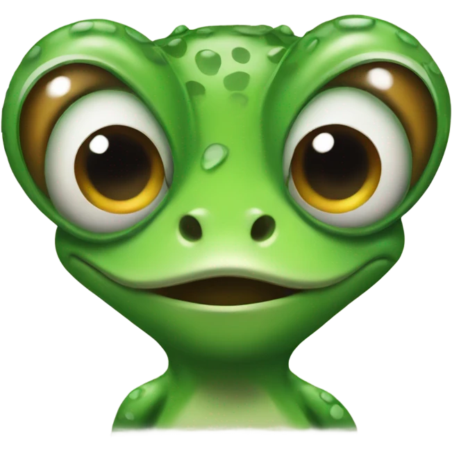 Frog with hairline  emoji
